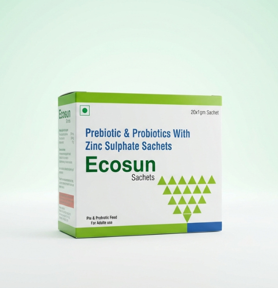 Ecosun Prebiotic & Probiotics with Zinc Sulphate Sachets