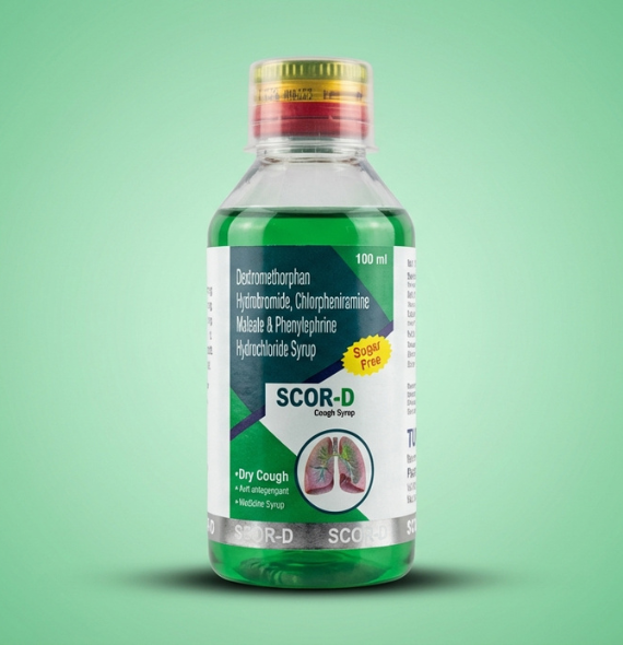 SCOR-D Cough Syrup (Sugar Free)