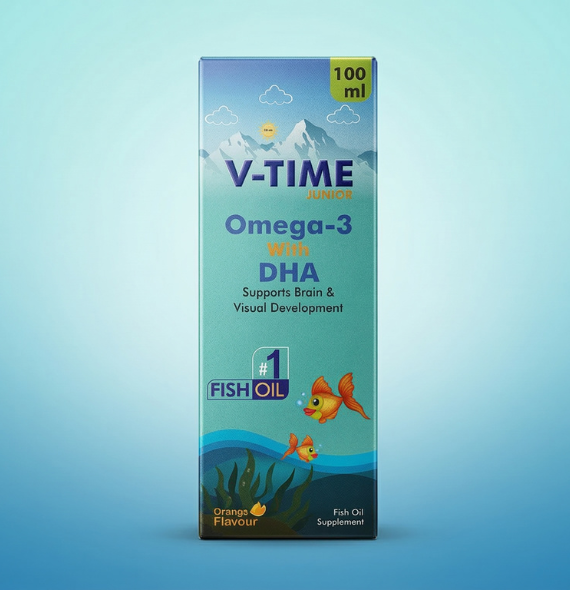 V-TIME Junior Omega-3 with DHA Syrup
